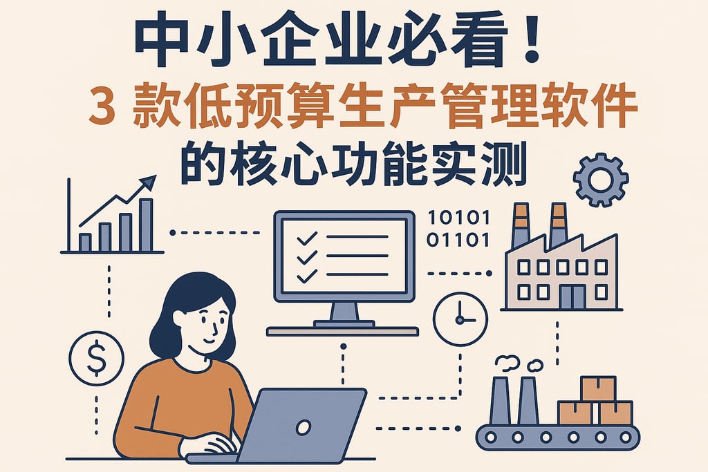 中小企业必看！3 款低预算生产管理软件的核心功能实测